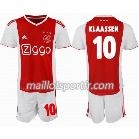 Maillot de Foot Ajax Amsterdam KLAASSEN 10 Enfant Domicile 2018/19